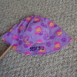 Sunpoint Toddler Girls Mermaid Seashell Sun Hat - Georgia